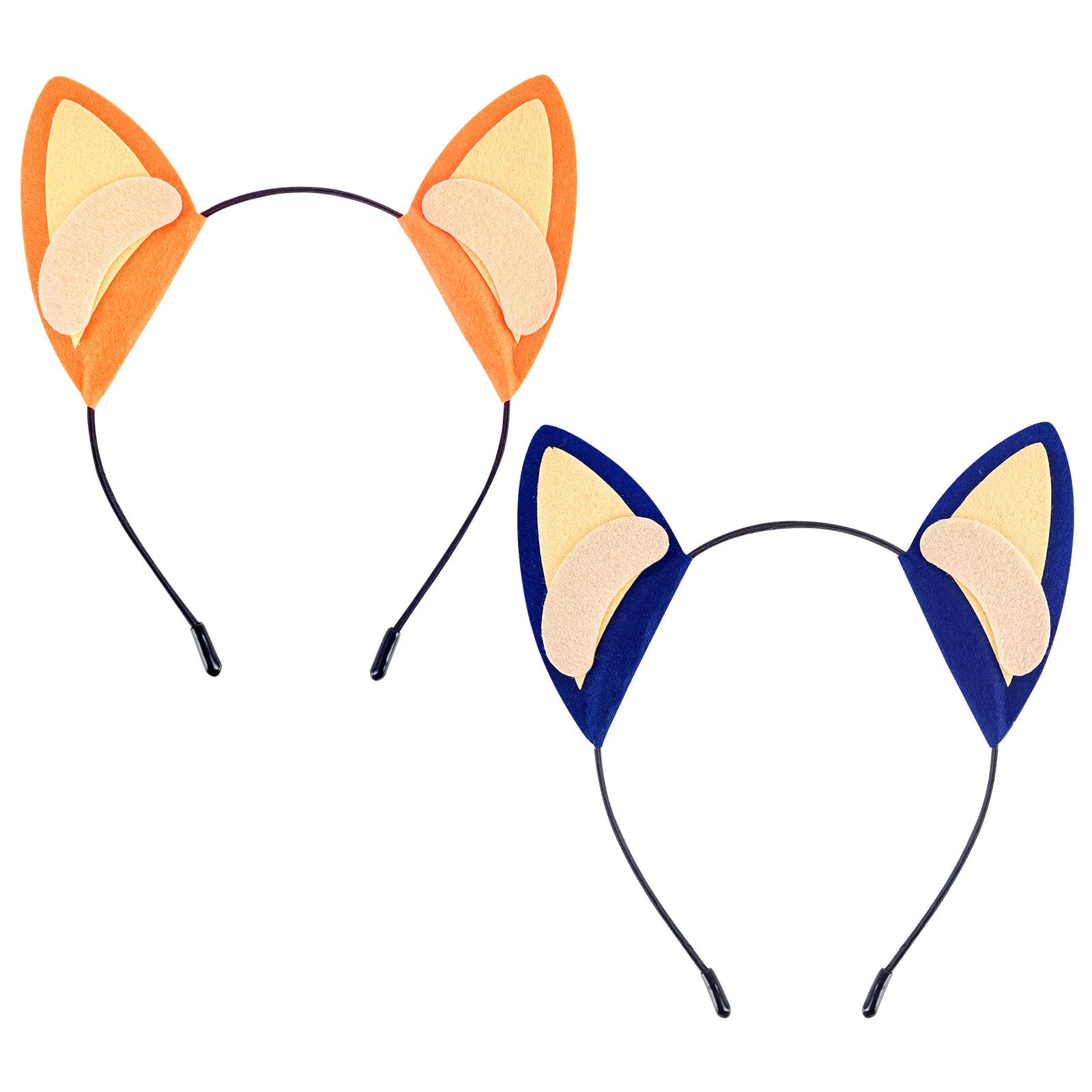 Photo 1 of  3 PACKS OF 2 SMAODSGN Dog Birthday Party Supplies - Blue Hair Accessories Ear Headbands, Cartoon Style Decorations for Birthday and Halloween Parties