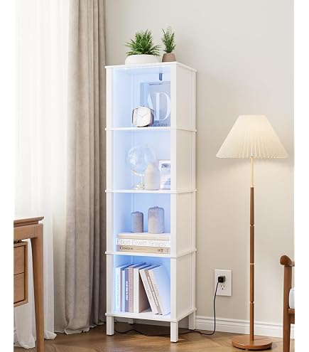 Amazon.com: Apetaccat Bookshelf, Modern 4-Tier Bookcase, Open