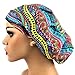 Womens Surgical Scrub Hat Nurse Ponytail Adjustable Euro Bouffant Multicolor Boho DK Scrub Hats