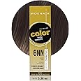 MOEHAIR 6NN Permanent Hair Color (Dark Blonde Intense) | Hair Color for 100% Gray Coverage | Infused with Keratin | Adds Shines & Smoothens Hair | Non-Drippy | Double Pigmented (3.38 Oz)