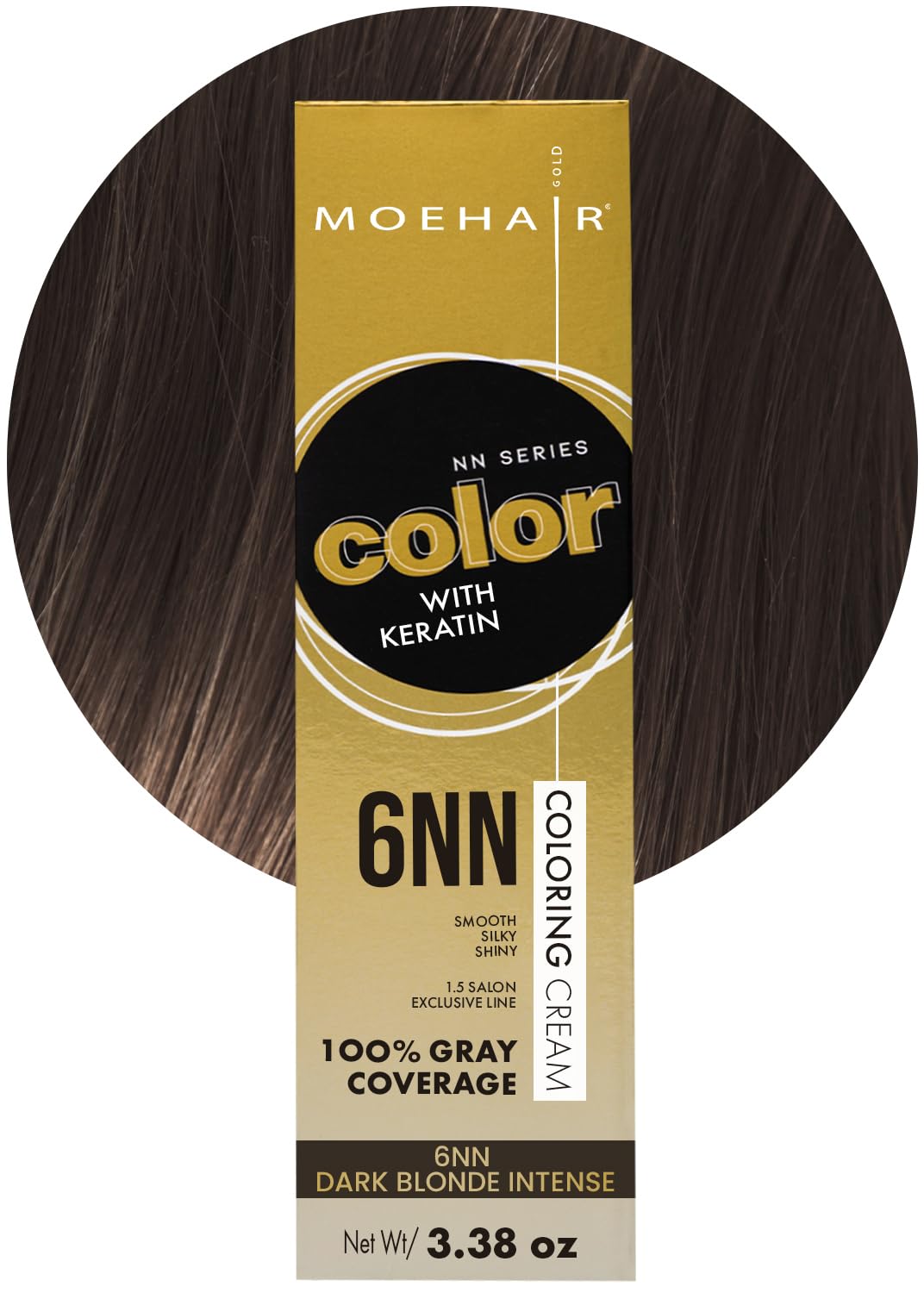 Mua MOEHAIR 6NN Permanent Hair Color (Dark Blonde Intense) | Hair Color ...