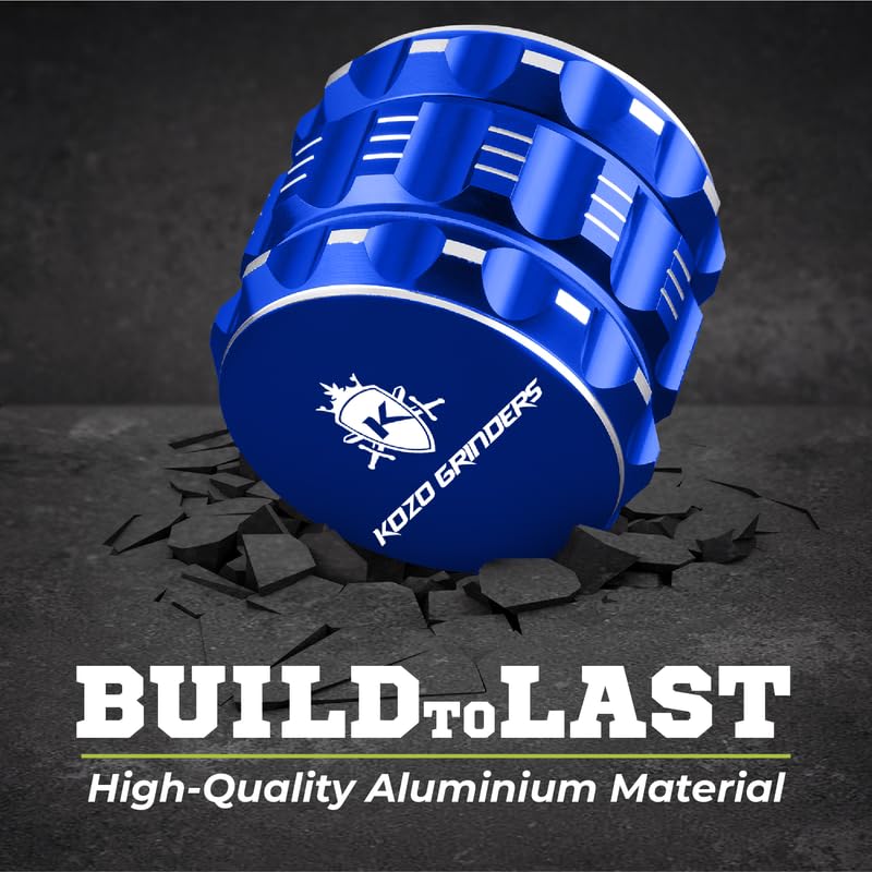 2.5 Inch Grinder Mills, Aluminum (Blue)