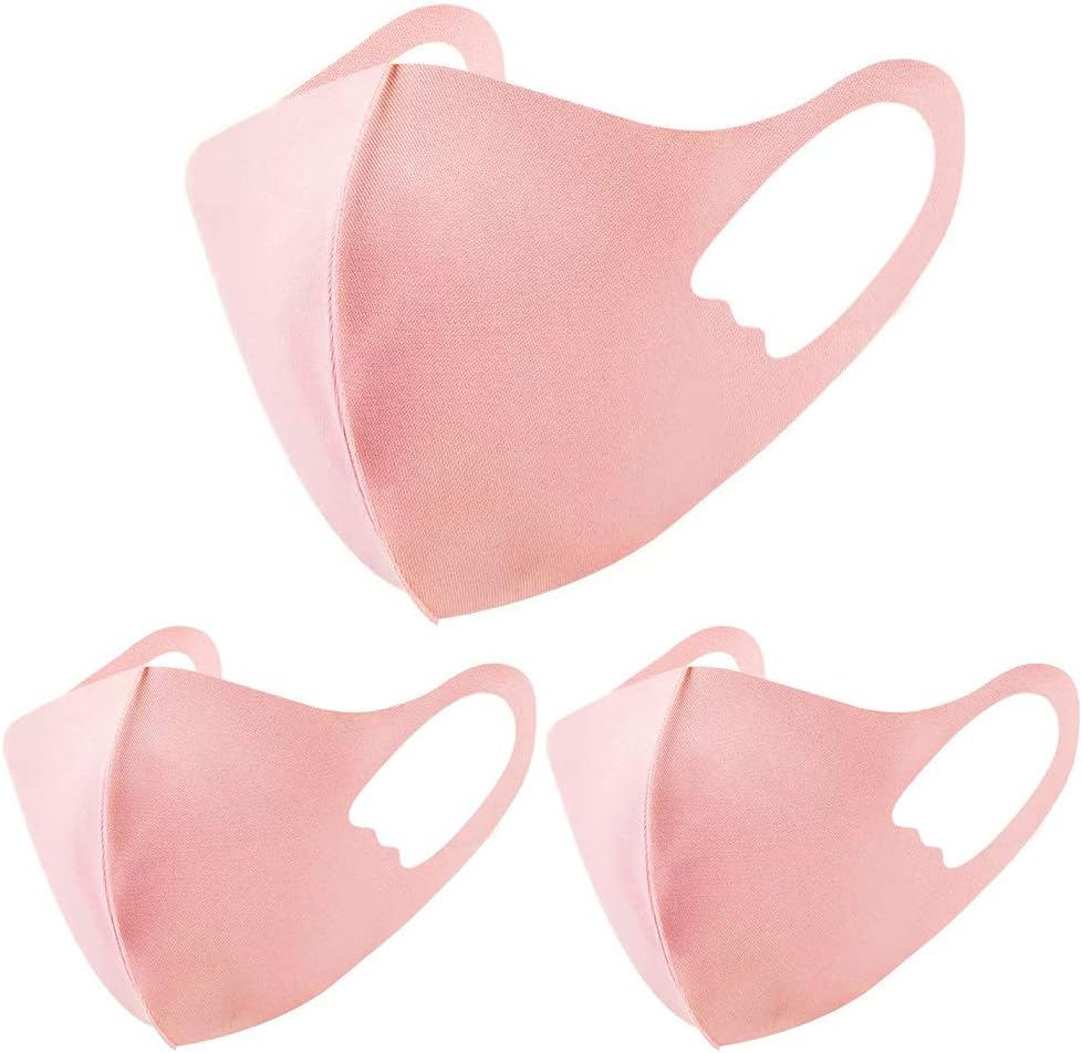 Yuanshenortey 3 Piece Children Kids Face Protective Cover Dustproof Anti-Pollution Safety Protection,Ice Silk Cotton Material