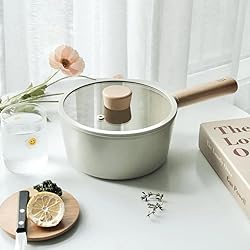 NEOFLAM FIKA 1.7QT Nonstick Sauce Pan with Glass