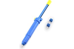 Tegg 1PC 13 Inches Soldering Iron Desoldering Pump Removal Device Vacuum Blue
