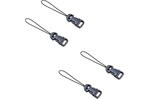 VKO Quick Release Camera Strap QD Loops Connector Adapter for DSLR SLR Point-and-Shoot Small Mirrorless Cameras Strap Eyelet Sling Belt(2 Pairs)