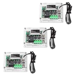 AITRIP 3PCS W1209 12V DC Digital Temperature