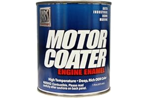KBS Coatings 60302 Gloss Black Motor Coater Engine Paint - 1 Pint