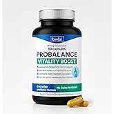 Ruolai ProBalance Probiotics for Women 68B CFU – Menopause, Bloat & Belly Support – Turmeric & Moringa – Digestive & Joint Health – 60 Capsules