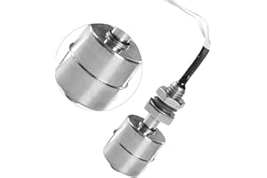 Aopin Water Level Sensor Switch Stainless Steel,Liquid Level Sensor Float Switch, Plastic Ball Float Controller For Water Pump Fish Tank Cistern Sump Filter Aquarium Swim Pool Garden Pond Liquid 1 Pcs