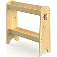 HOTCAN Pine Wood Saddle Rack – Ideal Saddle Stand for Western Horse Gear and Horse Tack Organizers, Suitable for Displaying Trophy Tack at Home (Natural)