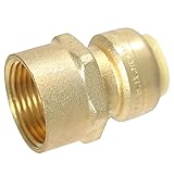 1 PIECE XFITTING 3/4" PUSH FIT X 1" FEMALE NPT/FNPT