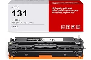 [1 Black] 131 Toner Cartridges Replacement for Canon 131H 131BK CRG131 Work with Canon imageClass MF624Cw MF628Cw MF8280Cw LB