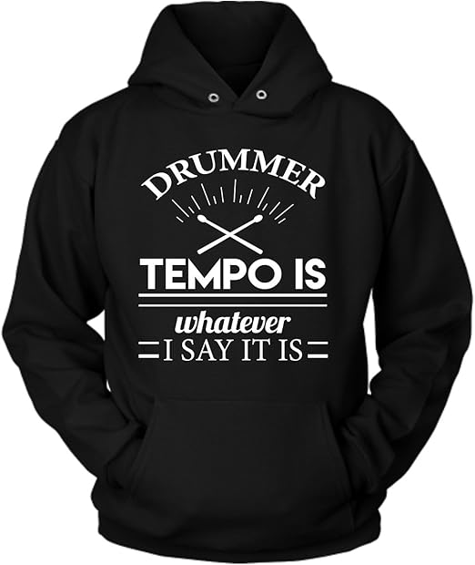 Drummer Hoodie Drummer Cotton Fleece Hoodie Great