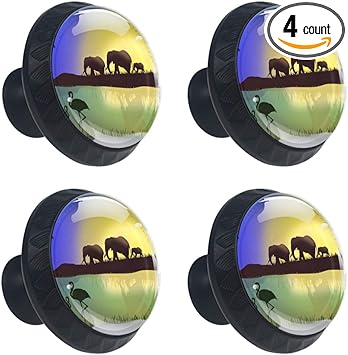 Amazon Com Tikismile African Wildlife Drawer Knob Pull Handle