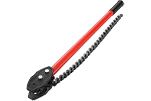 MAXPOWER Chain Wrench, 35-inch Heavy Duty Chain Pipe Wrench with 26.4-inch Length of Chain, Fits Max 7-inch Diameter