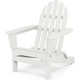 POLYWOOD AD5030WH Classic Folding Adirondack Chair, White 35.7 x 29 x 35.7 inches