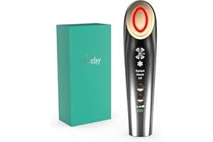 LEFAY Face Skin Tightening Device - Radio Frequency Facial Firming Machine Microcurrent Lifting Massager Anti-Aging Removing Wrinkles Puffiness Skin Care Toning for Face Neck Eyes, Beauty Products, FM-BMJ03