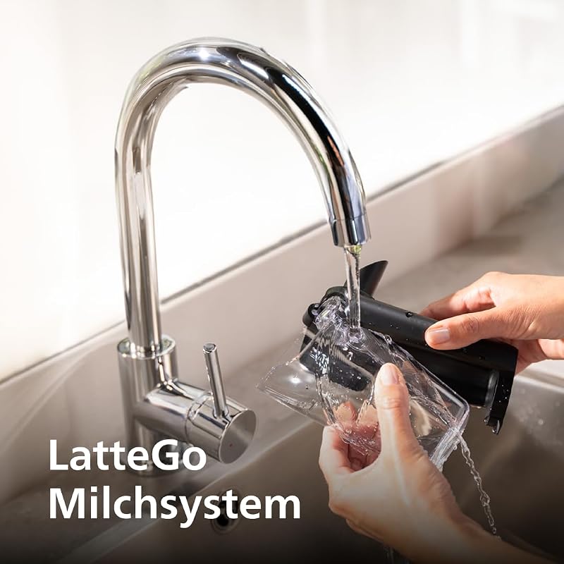 Kaffeevollautomat LatteGo 5400 Serie, Schwarz, 12 Spezialitäten