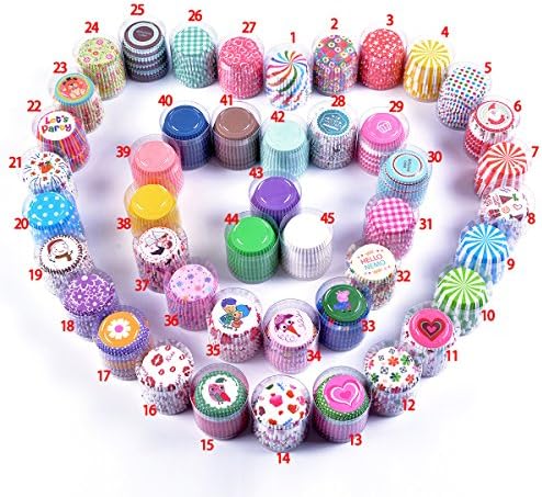 500pcs Muffin Cupcake Wrapper Paper Cases Liners Cups (500pcs)