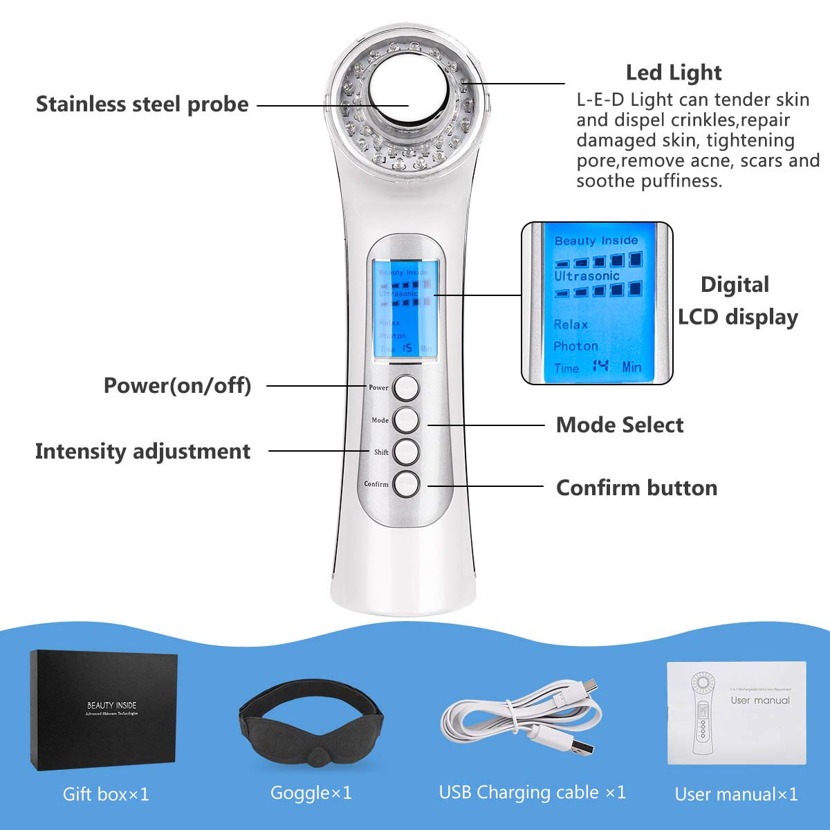 Face Beauty Machine White: Beauty