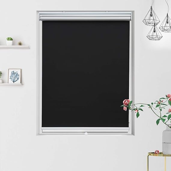 Grandekor Blackout Roller Shades Black Roller Blinds