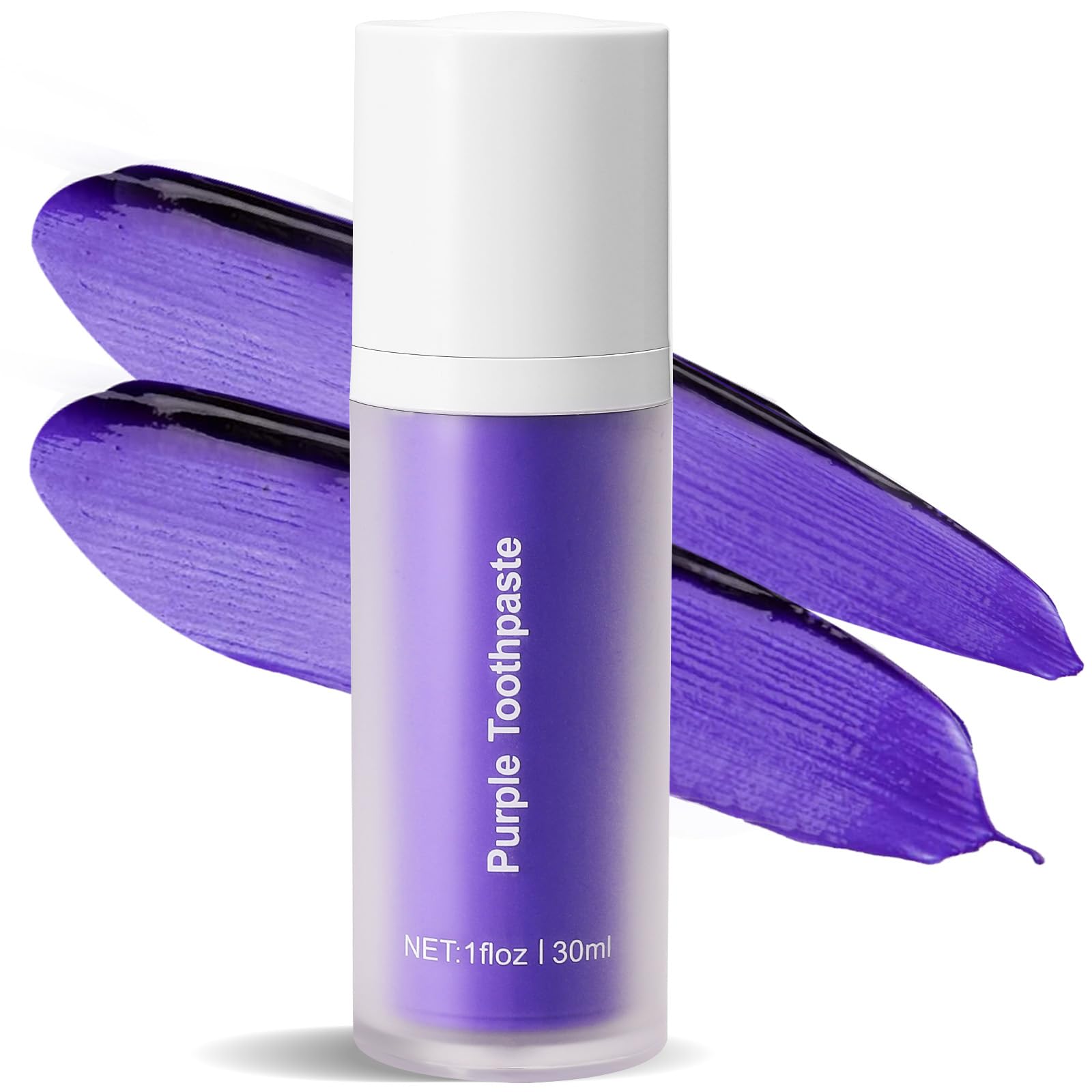 Photo 1 of Ktintar Purple Toothpaste for Teeth Whitening, Teeth Whitening Toothpaste, Tooth Stain Removal, Tooth Stain Removal Colour Corrector - 1 Fl Oz