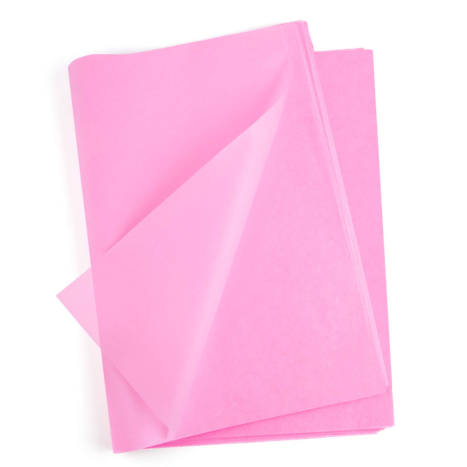 MIAHART 60 Sheets Valentine's Day Tissue Paper 50x35CM Pink Gift Wrapping Paper Bulk for Valentine's Day DIY Crafts Birthday Wedding Baby Shower Gifts Packing Decoration