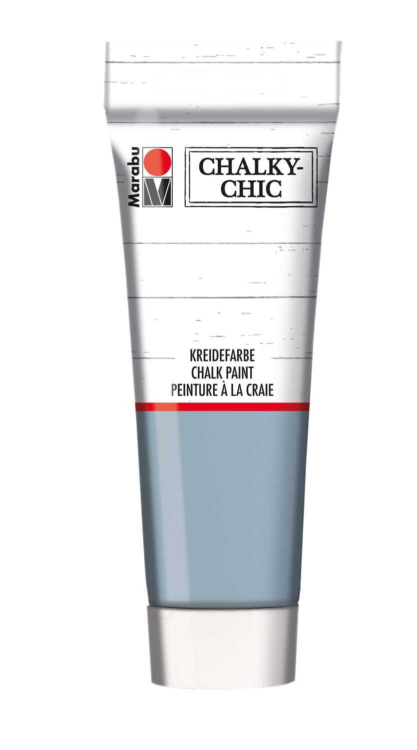 Marabu Chalky-Chic 100 ml grey blue, Paint, 100ml