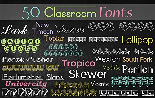 50 Classroom Fonts for PC [Download] - Thumbnail 2