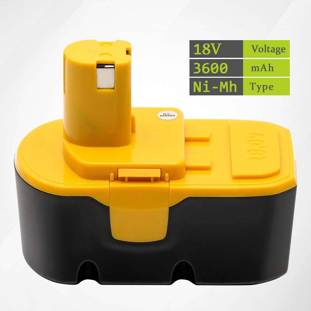 KINGTIANLE 2 Pack 3600mAh Ryobi 18V Battery Replacement