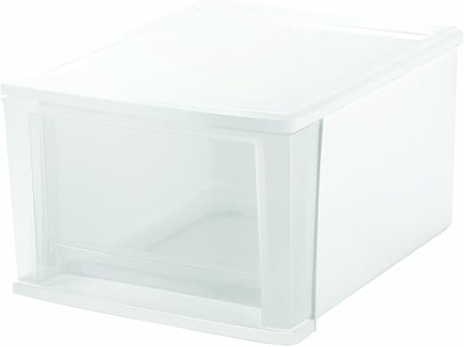 Amazon Com Iris Usa Inc Set Of 2 Medium Stacking Drawers Home