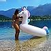 Floatie Kings Giant Unicorn Pool Float Large Floatie Ride On Inflatable Raft - Premium Materials