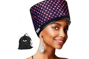 Hair Steamer for Natural Hair (Home Use) - 2-Speed Temperature Control, Fast Heating & Deep Strand Nourishment