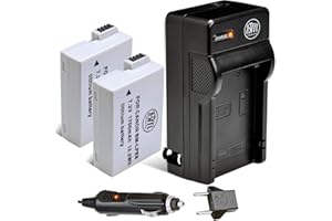 BM Premium 2-Pack of LP-E8 Batteries and Battery Charger for Canon EOS Rebel T2i, T3i, T4i, T5i, EOS 550D, EOS 600D, EOS 650D, EOS 700D DSLR Digital Camera