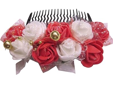 Buy Unique Indian Craft Hair Combpin Multicolor Foam Sheet Hairpin