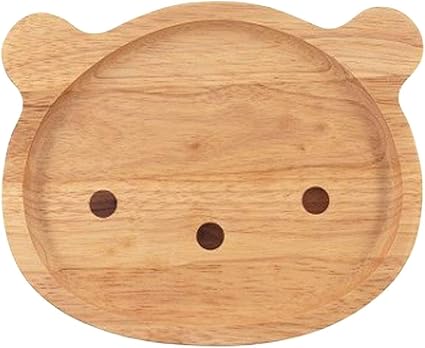 Amazon ラトルウッド Rattlewood キッズプレート クマ 木製食器 24cm 19 5cm ワンプレート 子供用 お皿 洋食器 和食器 カフェ アウトドア q おしゃれ かわいい 北欧 ナチュラル ラッピング無料 ギフト 贈答品 Rattle Wood ラトル ウッド 子ども用プレート