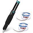 Tabiger Solder Wick & Desoldering Pump, Solder Sucker & Desoldering Wick, 2pcs Solder Braid (2.5mm Width, 1.5m Length)- Desoldering Vacuum Pump Solder Remover