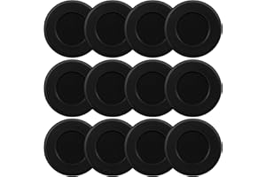 RoundFunny Assorted Ice Hockey Pucks Diameter 3" Thickness 1" Lightweight Hard Hollow Plastic Pucks for Practicing and Classic Training Street Hockey Puck Balls for Indoor