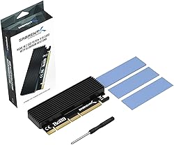 SABRENT NVMe M.2 SSD to PCIe X16/X8/X4 Card with