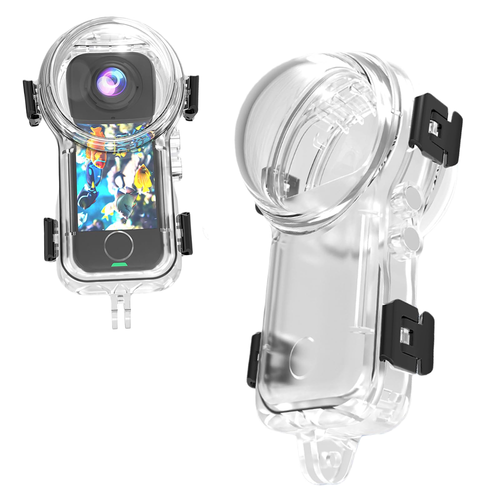 Photo 1 of Insta 360 X4 Air Invisible Dive Case, Waterproof Up to 50m (164ft) Splash Prevention Housing, Underwater Dive Protective Shell for Insta360 X4 Air with Bracket Accessories