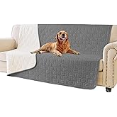 Tcksstex Waterproof and Non-Slip Dog Bed Cover and Pet Blanket Sofa Pet Bed Mat ，car Incontinence Mattress Protectors Furniture Couch Cover for Most Cats Dogs,Pets（52x82-Dark Grey）