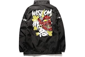 AITFINEISM Men's Lightweight Windbreaker Jacket Casual Zip Up Jackets With Hooded