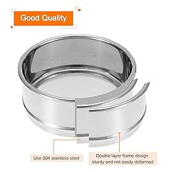 PATIKIL 65 Mesh Lab Sieve, 4" Diameter Test Sieve