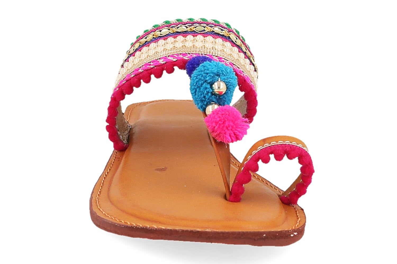 kalakar india women girl's party office ethnic kolhapuri chappal sandals
