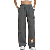 Inno 28" 31" 34" 36" Womens Cargo Sweatpants Y2K Casual Baggy Wide Leg Pants Cotton Jogger Fashion 2026 Trendy