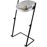 Jumbie Jam Steel Drum Ready-To-Play-Kit Chrome Finish with Metal Z-Floor Stand