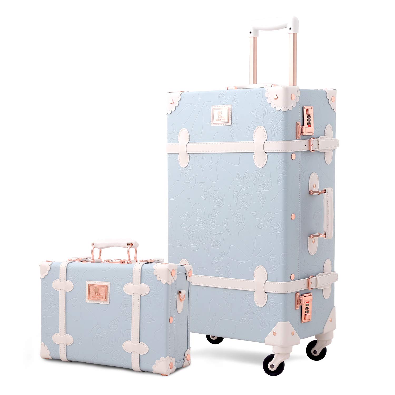 vintage luggage amazon