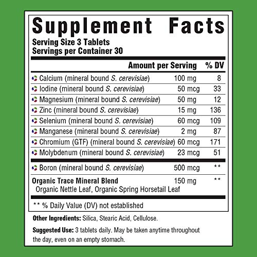 MegaFood - Balanced Minerals, Promotes Bone Development, Heart Health, Muscle Function, and Metabolism with Organic Herbs, Vegetarian, Gluten-Free, Non-GMO, 90 Tablets (FFP)