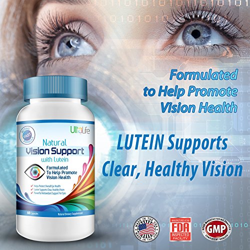 1 BEST VITAMINS FOR EYES Natural Vision Support w/ Lutein by